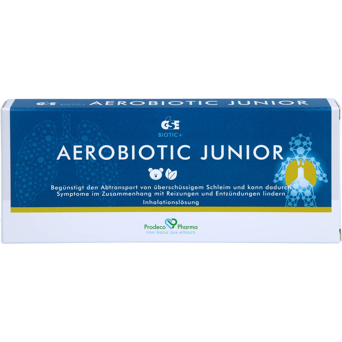 GSE Aerobiotic Junior Aerosollösung sanfte Inhalation zur Unterstützung gereizter Atemwege bei Kindern, 50 ml Lösung