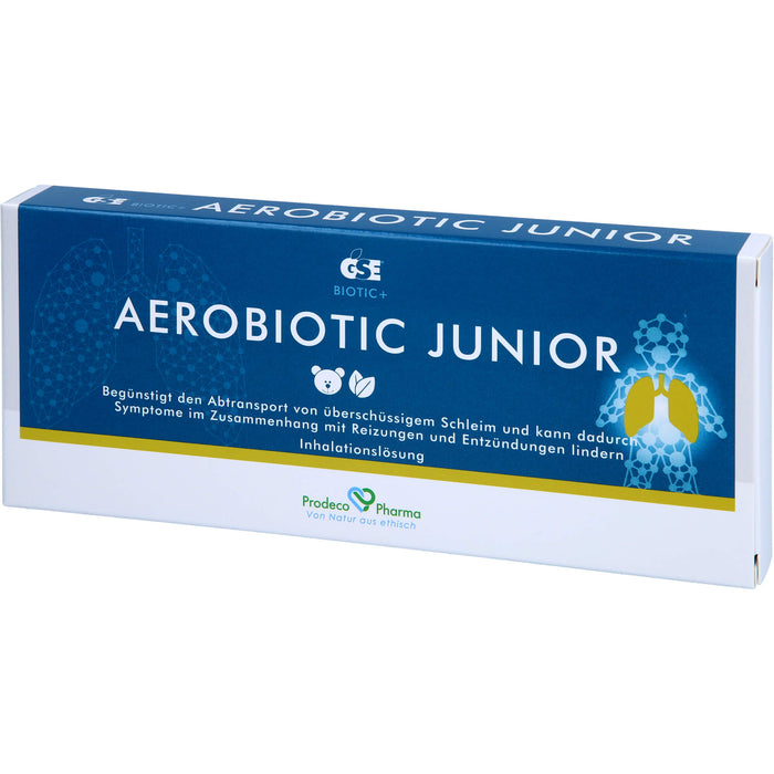 GSE Aerobiotic Junior Aerosollösung sanfte Inhalation zur Unterstützung gereizter Atemwege bei Kindern, 50 ml Solution
