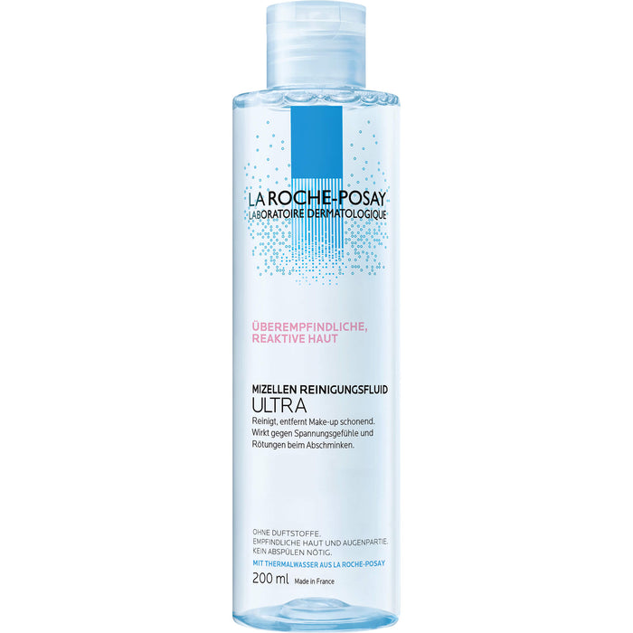 La Roche-Posay Mizellen Reinigungsfluid Ultra für überempfindliche, reaktive Haut, 200 ml Solution