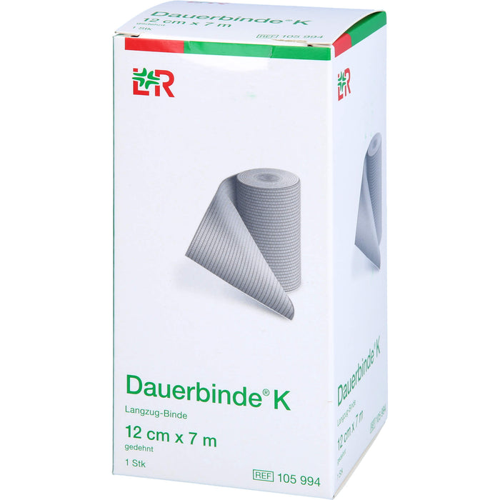 Lohmann & Rauscher Dauerbinde K 12 cm x 7 m Langzug-Binde, 1 pcs. Bandage