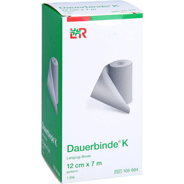 Lohmann & Rauscher Dauerbinde K 12 cm x 7 m Langzug-Binde, 1 pcs. Bandage