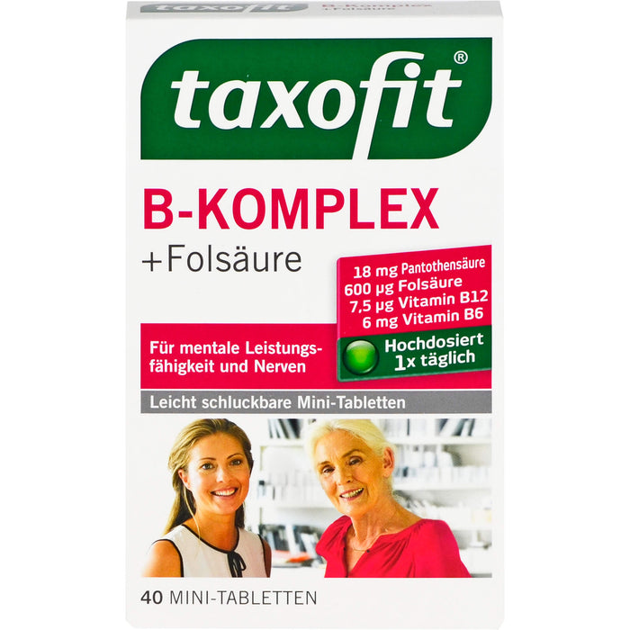 Taxofit B-Komplex Forte Tabletten für Nerven und Energiestoffwechsel, 40 St. Tabletten