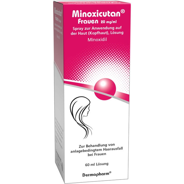Minoxicutan  Frauen 20 mg/ml Spray zur Anwendung auf der Haut, 60 ml Lösung