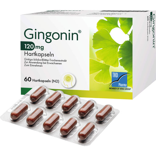 Gingonin 120 mg Hartkapseln bei leichter Demenz, 60 St. Kapseln