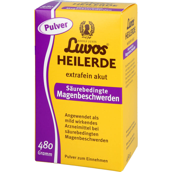 Luvos Heilerde extrafein akut säurebedingte Magenbeschwerden Pulver, 480 g Powder