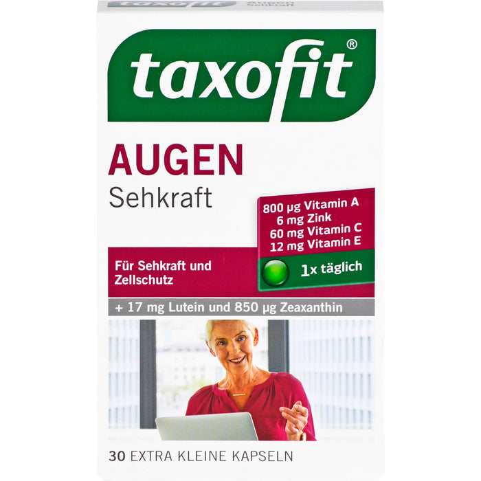 Taxofit Augen Sehkraft Tag + Nacht Kapseln, 30 St. Kapseln