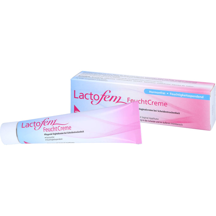 Lactofem FeuchtCreme pflegende Vaginalcreme bei Scheidentrockenheit, 50 g Crème