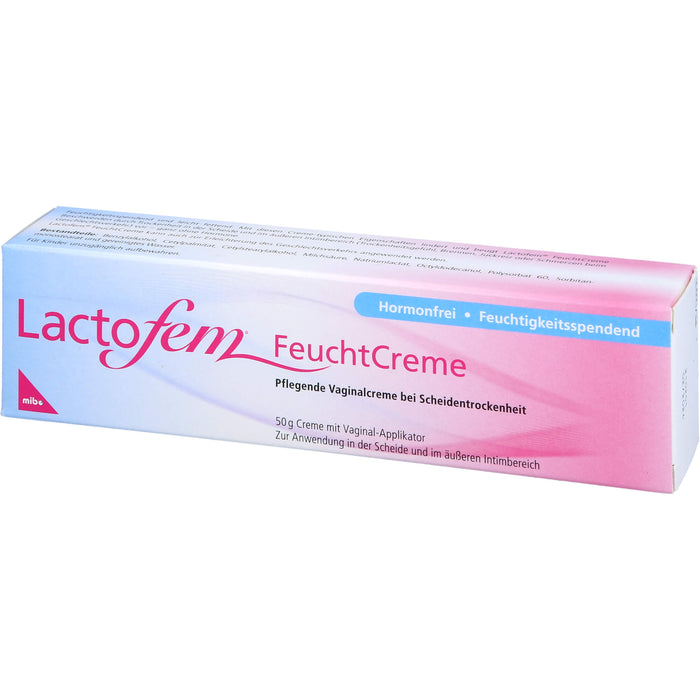 Lactofem FeuchtCreme pflegende Vaginalcreme bei Scheidentrockenheit, 50 g Crème