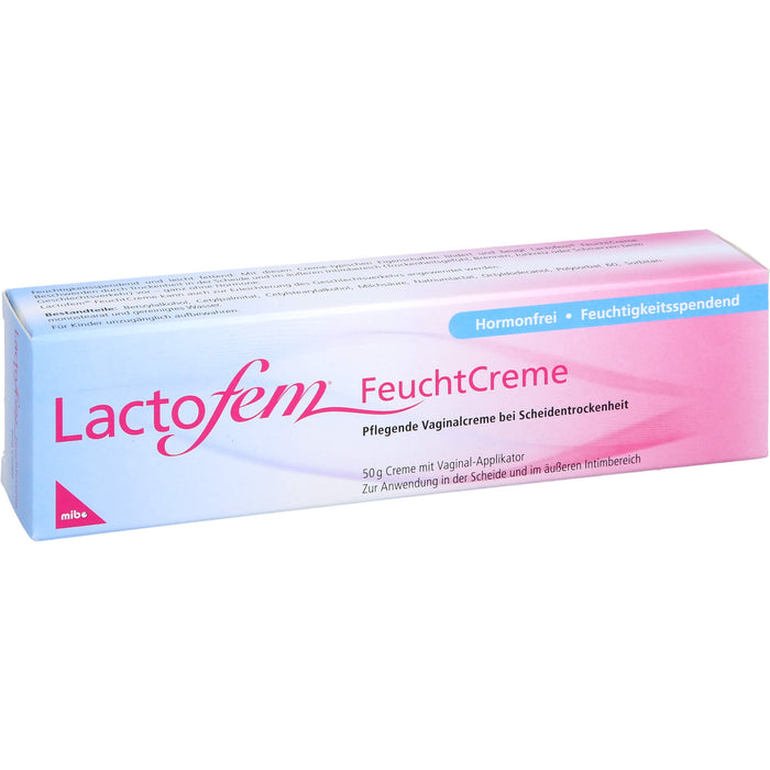 Lactofem FeuchtCreme pflegende Vaginalcreme bei Scheidentrockenheit, 50 g Crème