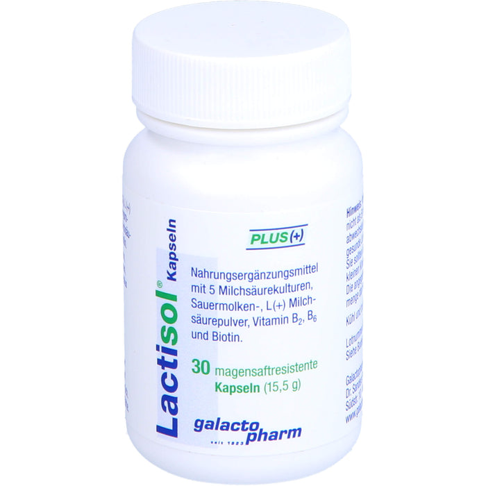 Lactisol Kapseln Plus, 30 St. Kapseln
