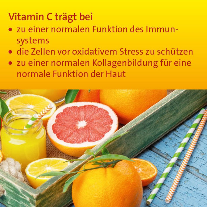 Vitamin C Hevert 500 mg gepuffert als magenfreundliches Multi-Talent für die Gesundheit, 60 pcs. Capsules