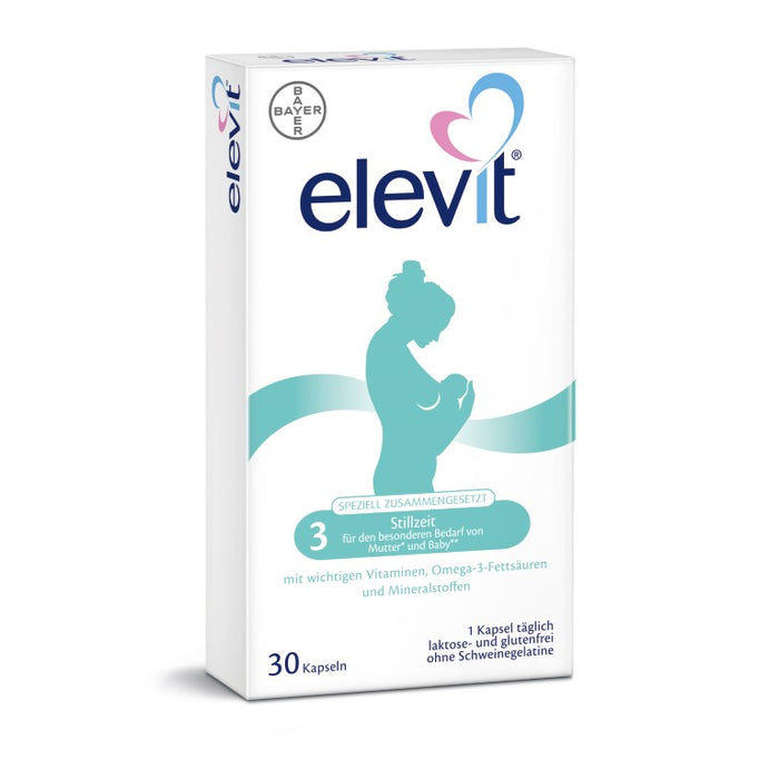 Elevit 3 Stillzeit Kapseln, 30 St. Kapseln