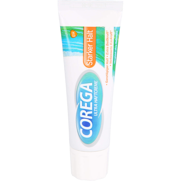 Corega ultra Haftcreme mit starkem Halt für Teil- und Vollprothesen, 40 g Cream
