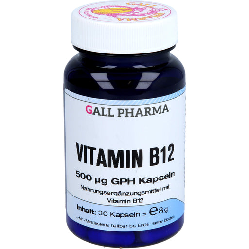 GALL PHARMA Vitamin B12 500 µg GPH  Kapseln, 30 St. Kapseln