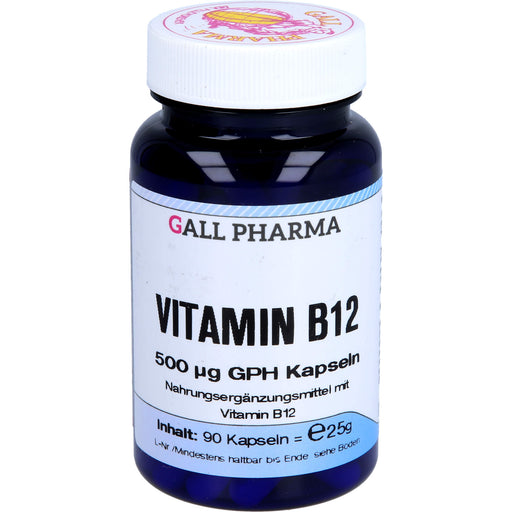 GALL PHARMA Vitamin B12 500 ug GPH Kapseln, 90 St. Kapseln