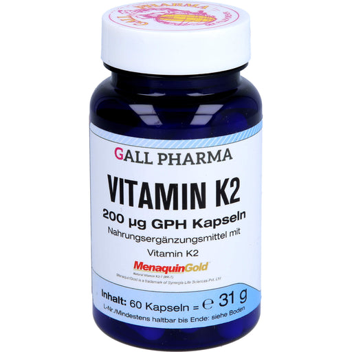 GALL PHARMA Vitamin K2 200 µg GPH Kapseln, 60 St. Kapseln