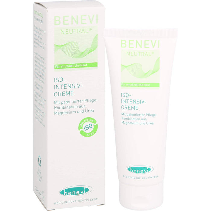 Benevi Neutral ISO-Intensivcreme zur gezielten Pflege trockener und gereizter Hautareale, 75 ml Crème