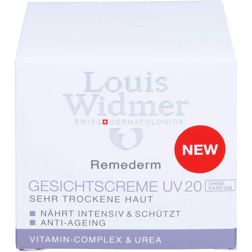 Widmer Remederm Gesichtscreme UV 20 unparf., 50 ml Creme