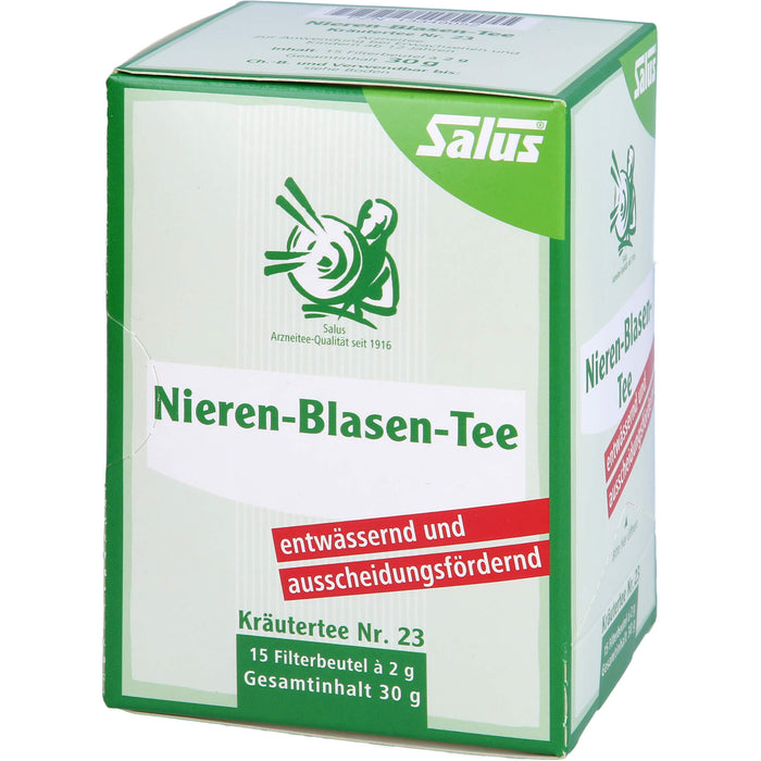 Salus Nieren-Blasen-Tee Nr. 23 zur Erhöhung der Harnmenge bei Katarrhen im Bereich von Niere und Blase, 15 St. Filterbeutel
