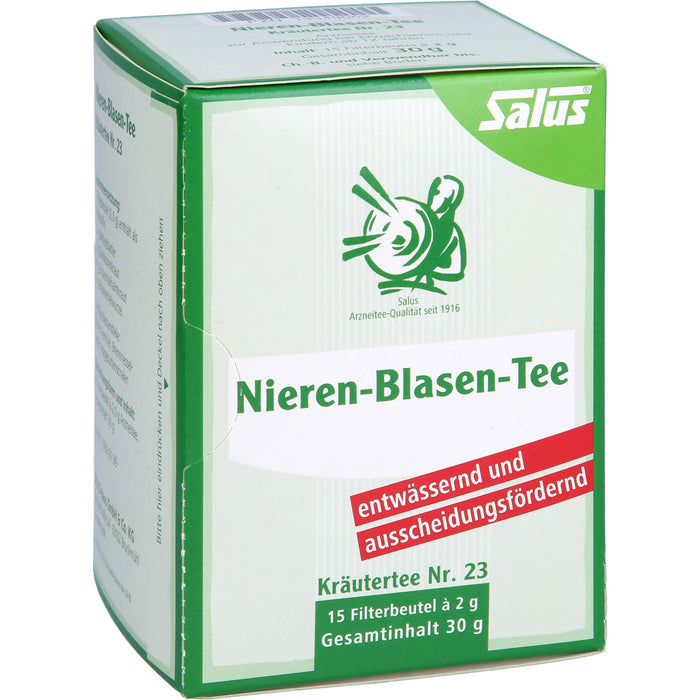 Salus Nieren-Blasen-Tee Nr. 23 zur Erhöhung der Harnmenge bei Katarrhen im Bereich von Niere und Blase, 15 St. Filterbeutel