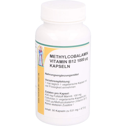 Reinhildis-Apotheke Methylcobalamin 1000 µg Vitamin B12 Kapseln, 90 St. Kapseln