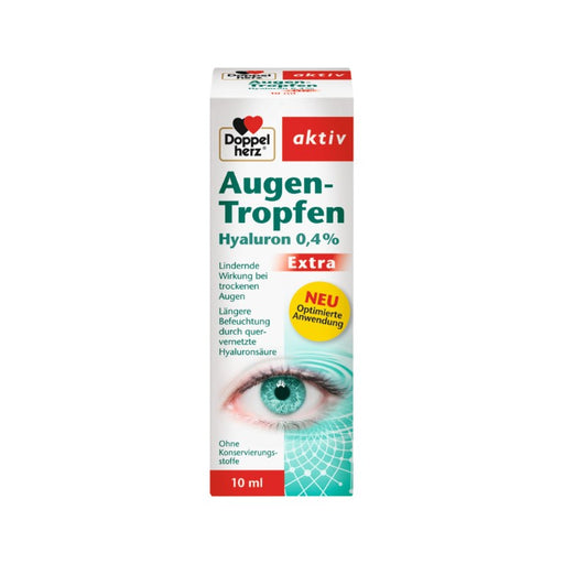Doppelherz aktiv Augen-Tropfen Hyaluron 0,4% Extra, 10 ml Lösung