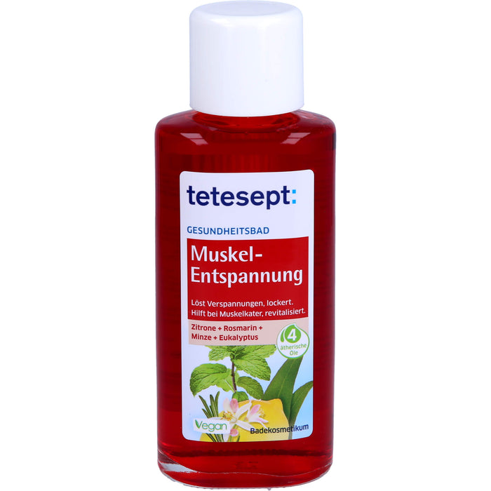 Tetesept Muskel-Entspannung Gesundheitsbad entspannt und revitalisiert, 125 ml Oil