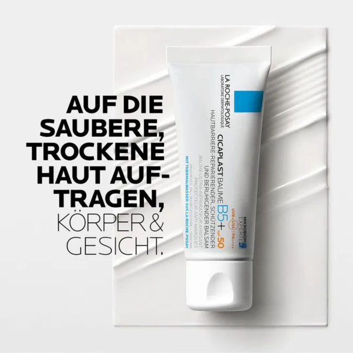 La Roche-Posay Cicaplast Baume B5+ LSF 50 hautberuhigender und regenerierender Balsam, 40 ml Balsam
