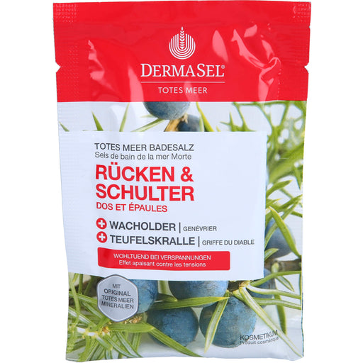 DERMASEL Totes Meer Badesalz Rücken & Schulter, 80 g Badezusatz