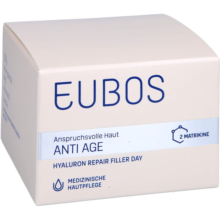 EUBOS Hyaluron Repair Filler Day Creme für anspruchsvolle Haut, 50 ml Creme