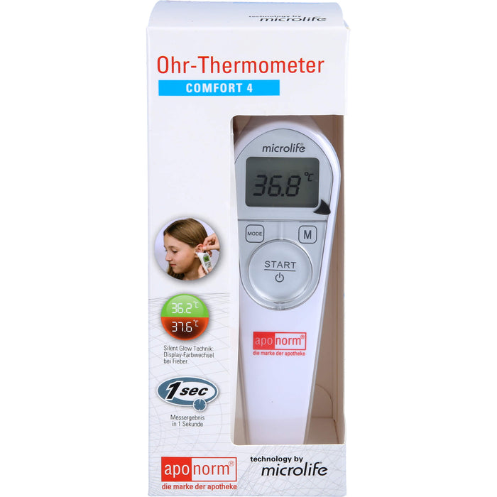 Aponorm Ohr-Fieberthermometer Comfort 4, 1 St. Fieberthermometer