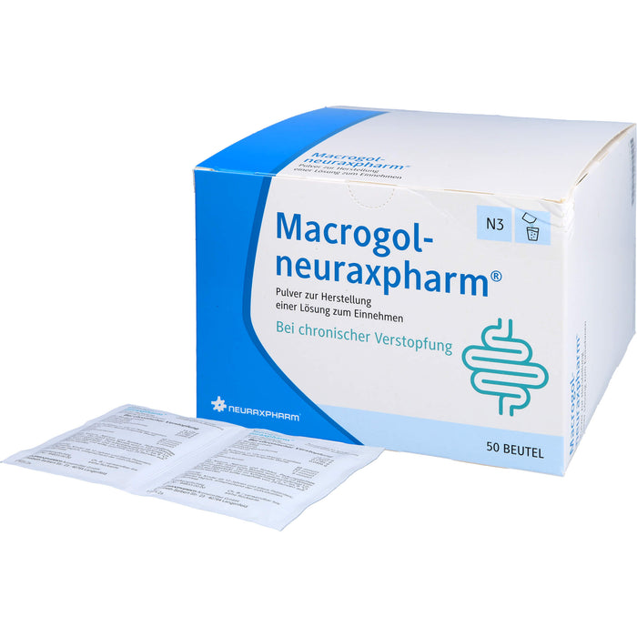 Macrogol-neuraxpharm Pulver bei chronischer Verstopfung, 50 St. Beutel
