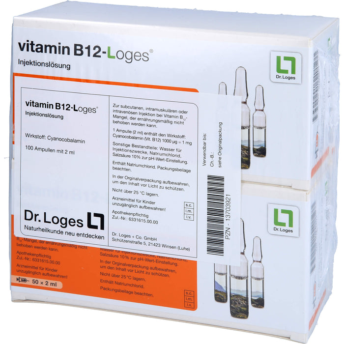 Vitamin B12-Loges Injektionslösung, 100 pc Ampoules