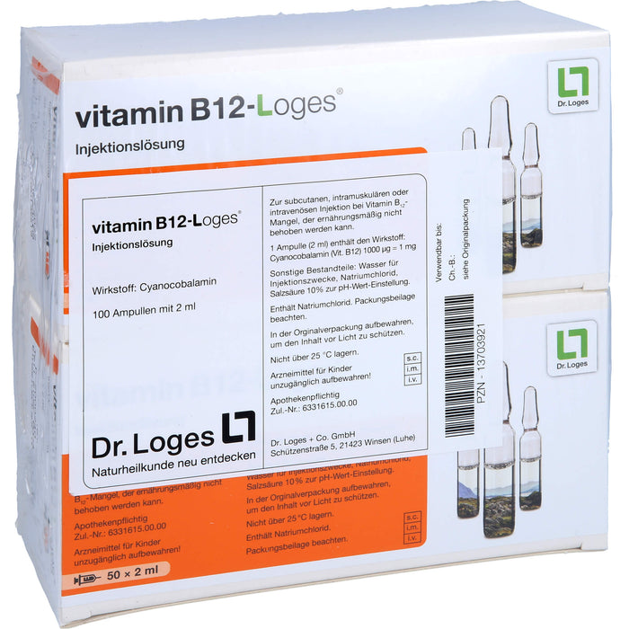 Vitamin B12-Loges Injektionslösung, 100 pc Ampoules