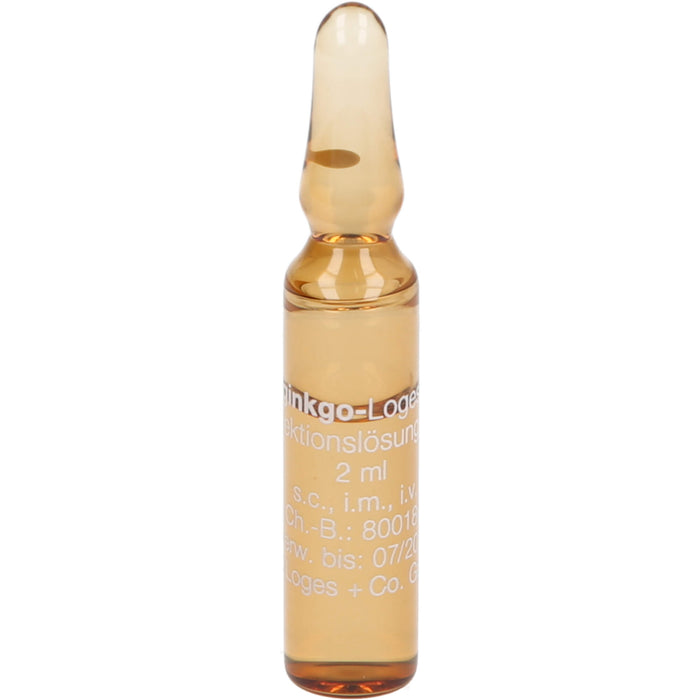 Ginkgo-Loges Injektionslösung D4, 10 pc Ampoules