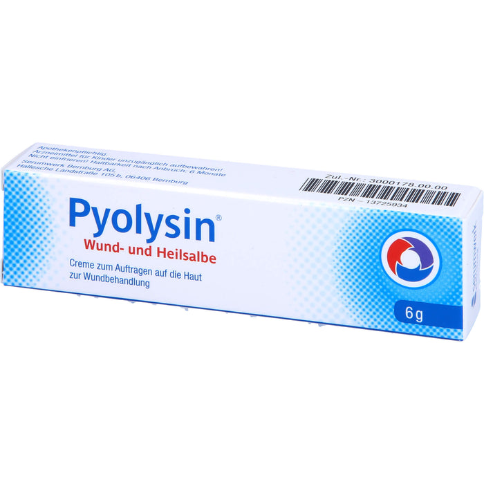 Pyolysin Wund- und Heilsalbe bei oberflächlichen Wunden, 6 g Onguent