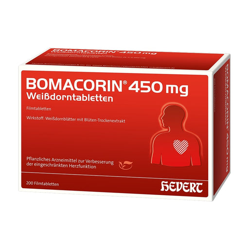 Bomacorin 450mg Weissdorn, 200 St FTA