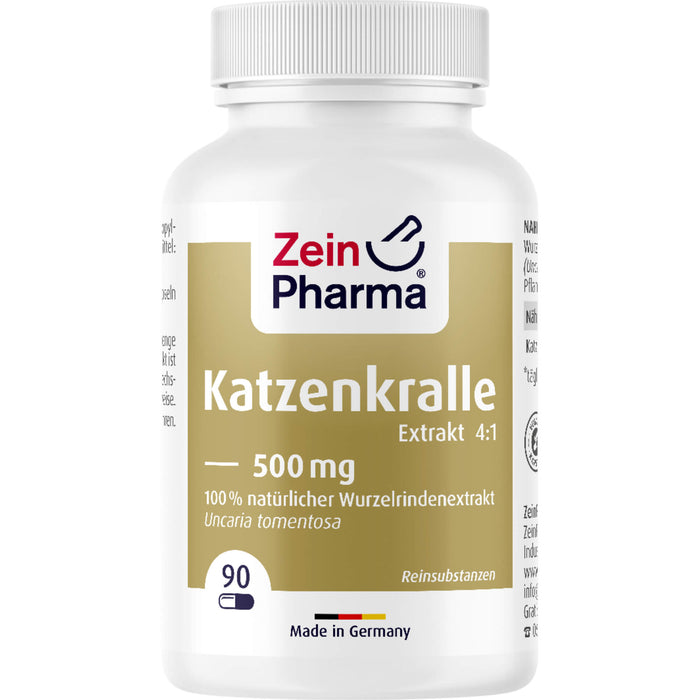 Zein Pharma Katzenkralle Kapseln, 90 St. Kapseln