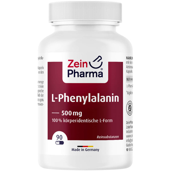 Zein Pharma L-Phenylalanin 500 mg Kapseln, 90 pc Capsules