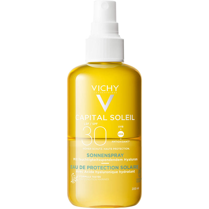 VICHY Capital Soleil Sonnenspray mit Hyaluron LSF 30, 200 ml Lösung