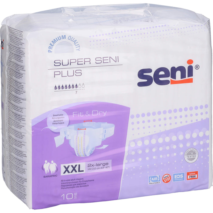 Seni Super Plus XXL Inkontinenzhose f. Erwachsene, 10 St