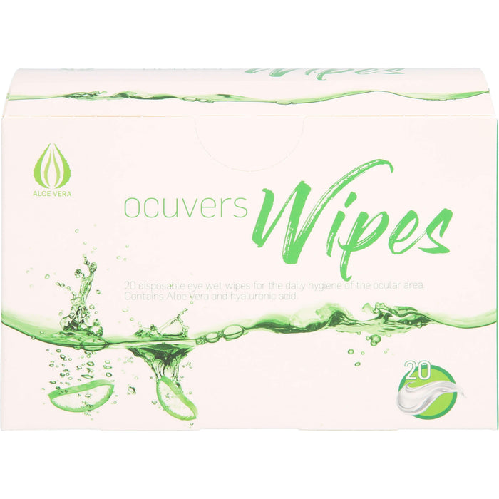Ocuvers Wipes Lidrandpflege, 20 St. Tücher