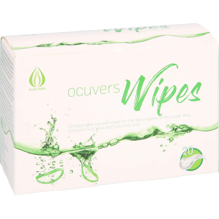 Ocuvers Wipes Lidrandpflege, 20 pcs. Cloths