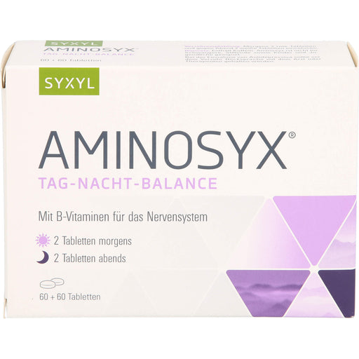 Aminosyx Syxyl Tag-Nacht-Balance mit B-Vitaminen für das Nervensystem, 120 St. Tabletten