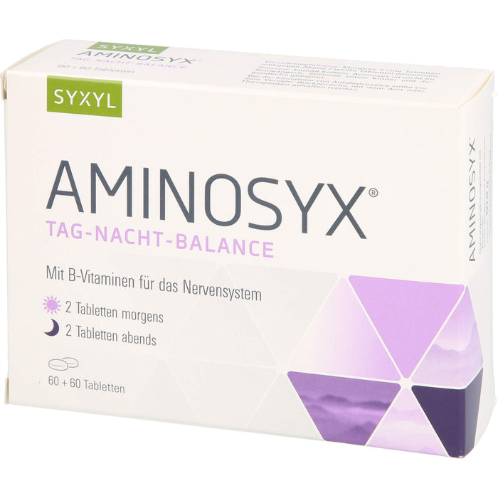 Aminosyx Syxyl Tag-Nacht-Balance mit B-Vitaminen für das Nervensystem, 120 pcs. Tablets
