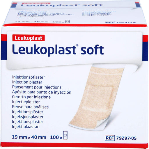 Leukoplast Soft Injektionspflaster 0,04 m x 1,90 cm, 100 St. Pflaster