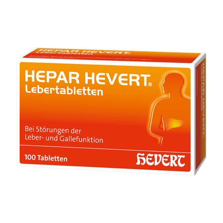 Hepar Hevert Lebertabletten, 100 St. Tabletten
