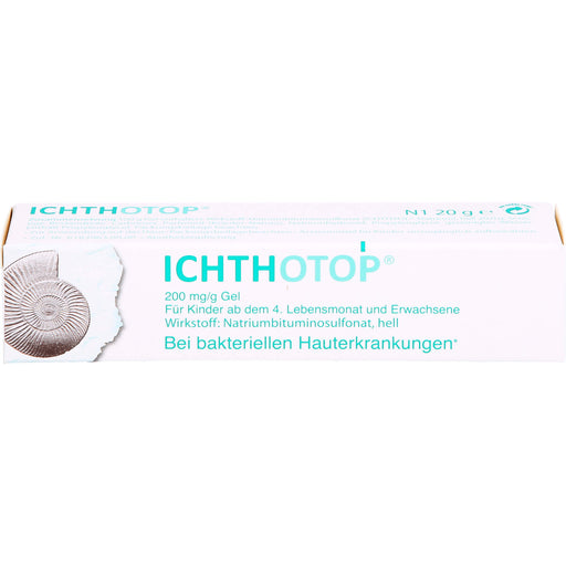 ICHTHOTOP 200 mg/g Gel bei bakteriellen Hauterkrankungen, 20 g Gel
