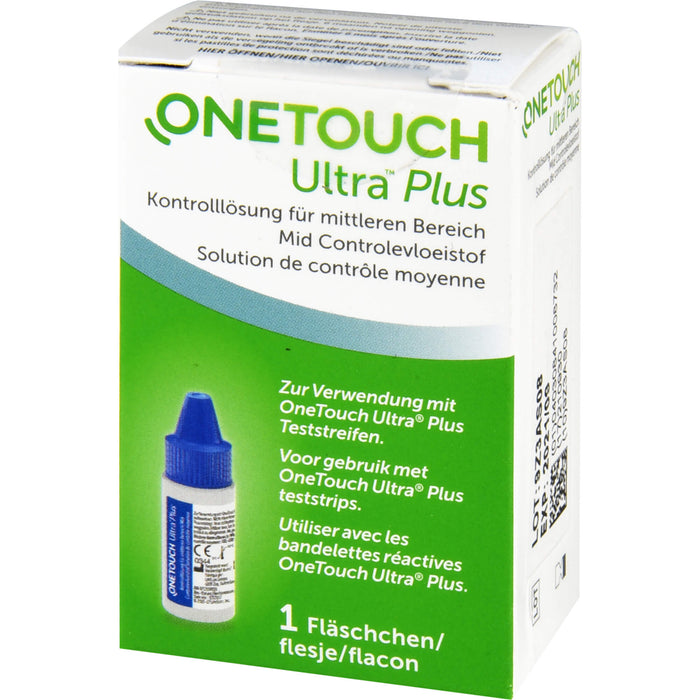 One Touch Ultra Plus Kontrolllösung für mittleren Bereich, 3.8 ml Solution