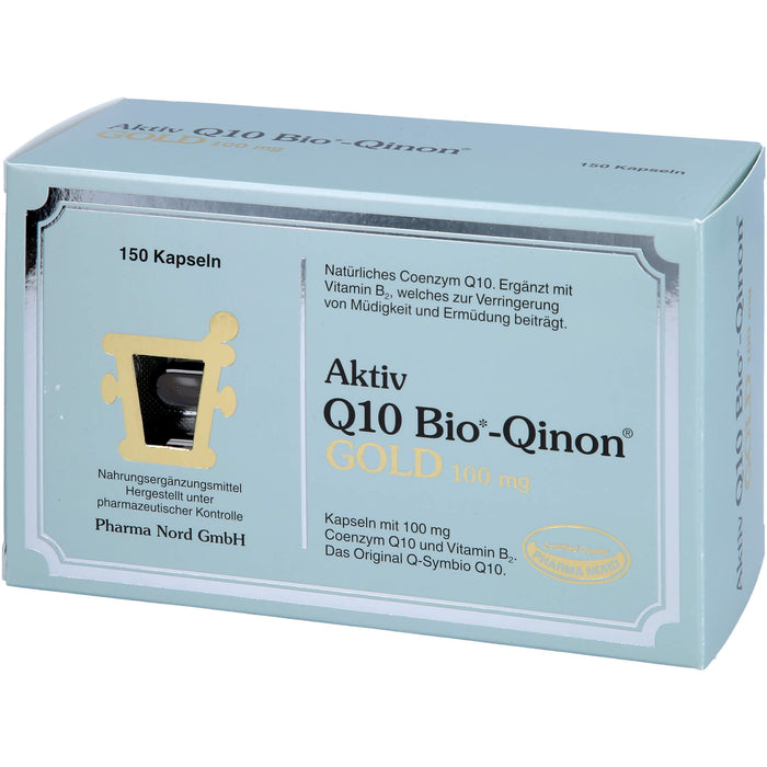 Pharma Nord Aktiv Q10 Bio-Qinon Gold 100 mg Kapseln, 150 pcs. Capsules